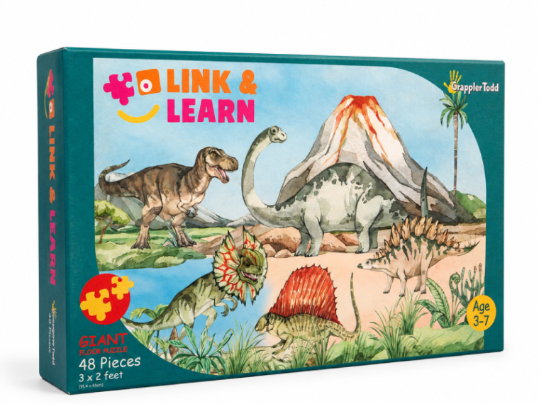 Link & Learn Dino Puzzle