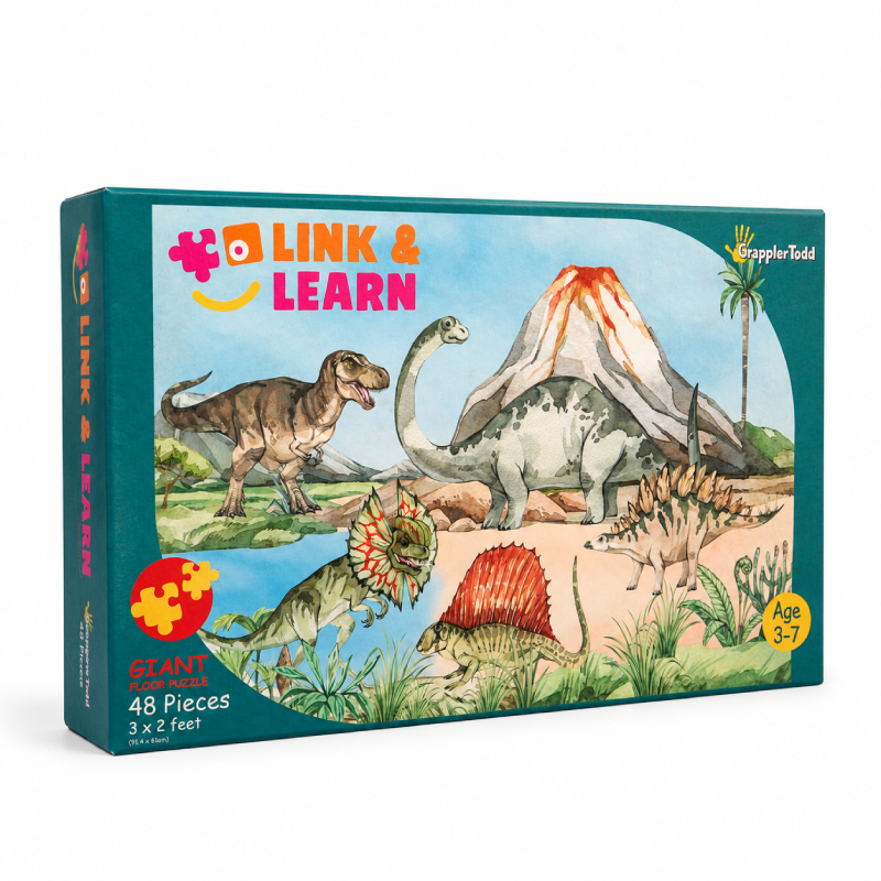 Link & Learn Dino Puzzle